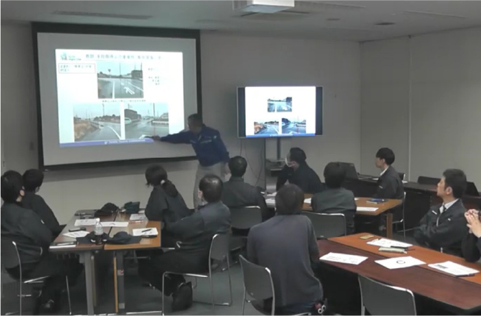 従業員への交通安全啓発活動